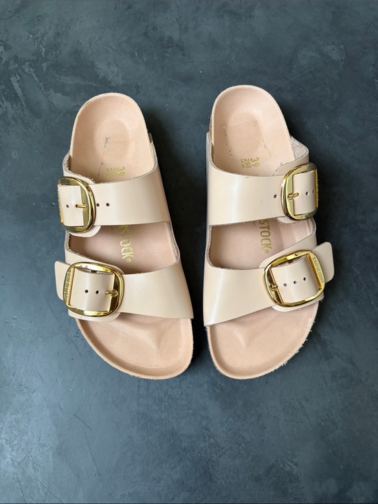 Birkenstock Shoes - New Arizona Big Buckle Slide Birkenstocks